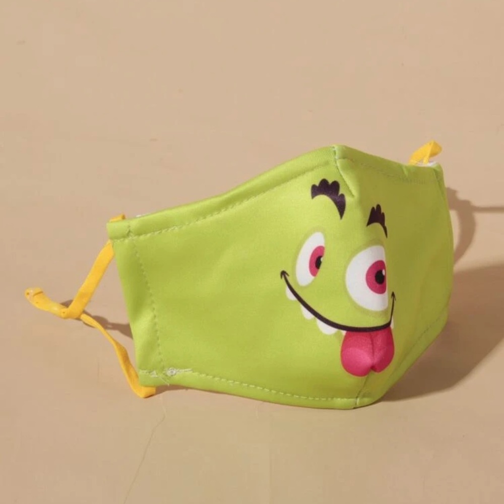 👻 Adorable Neon Monster Face Mask 👻